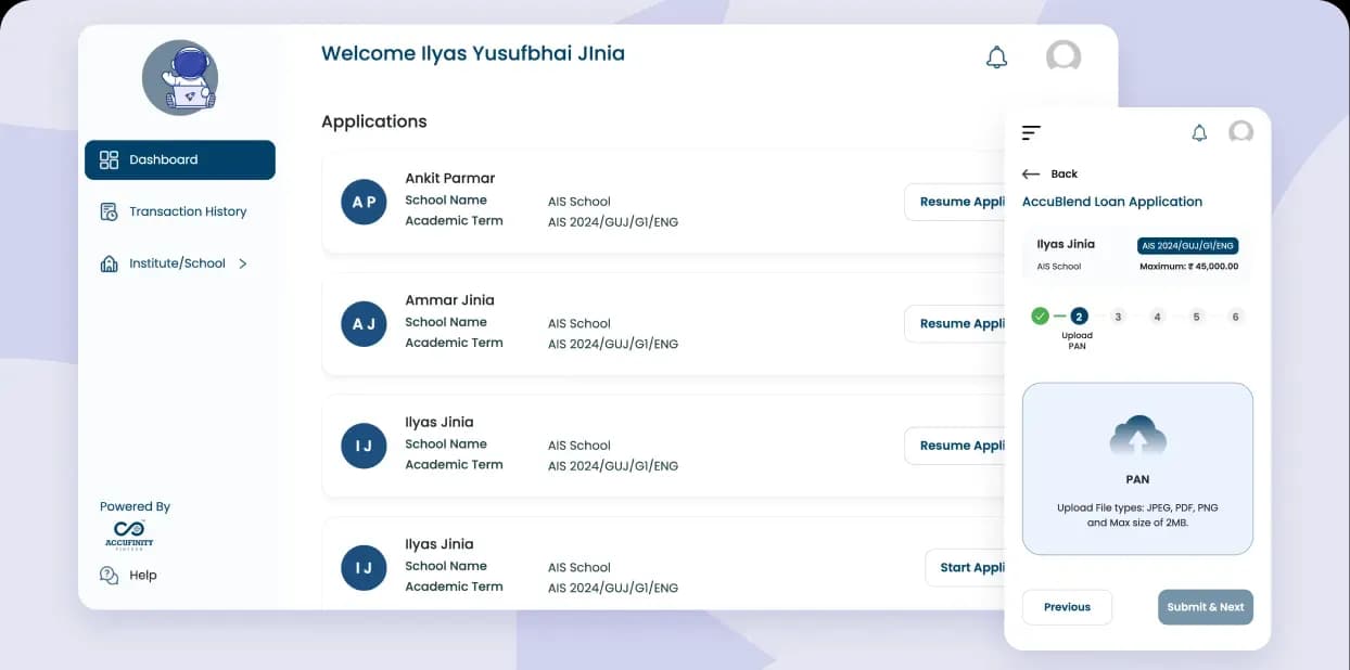 A Fintech Custom Web Application For Interest-Free EMI for School Fees