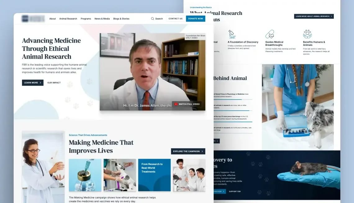 Modernizing a Biomedical Research Organization’s Website for Speed, SEO, and Scalability