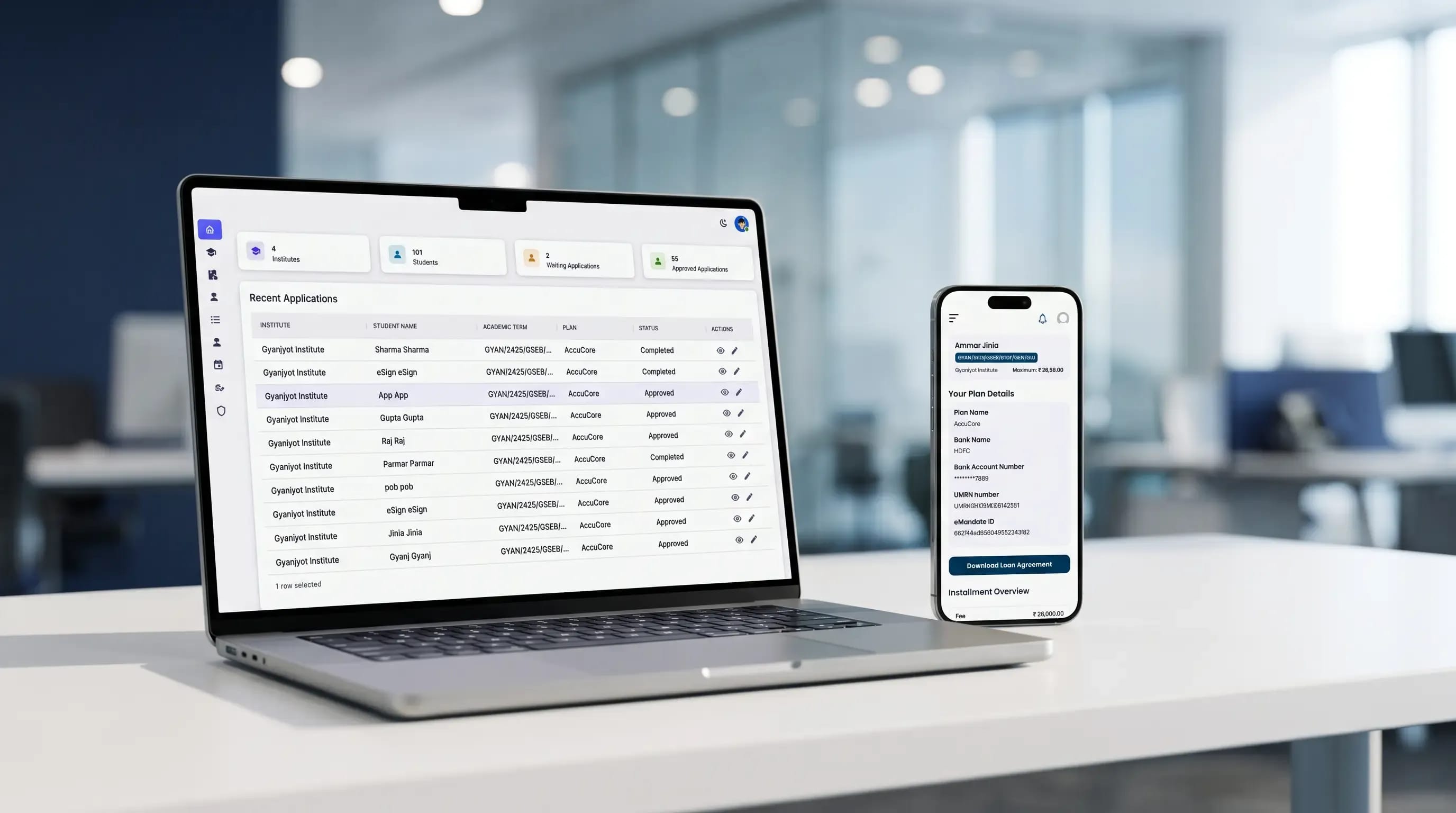 A Fintech Custom Web Application For Interest-Free EMI for School Fees