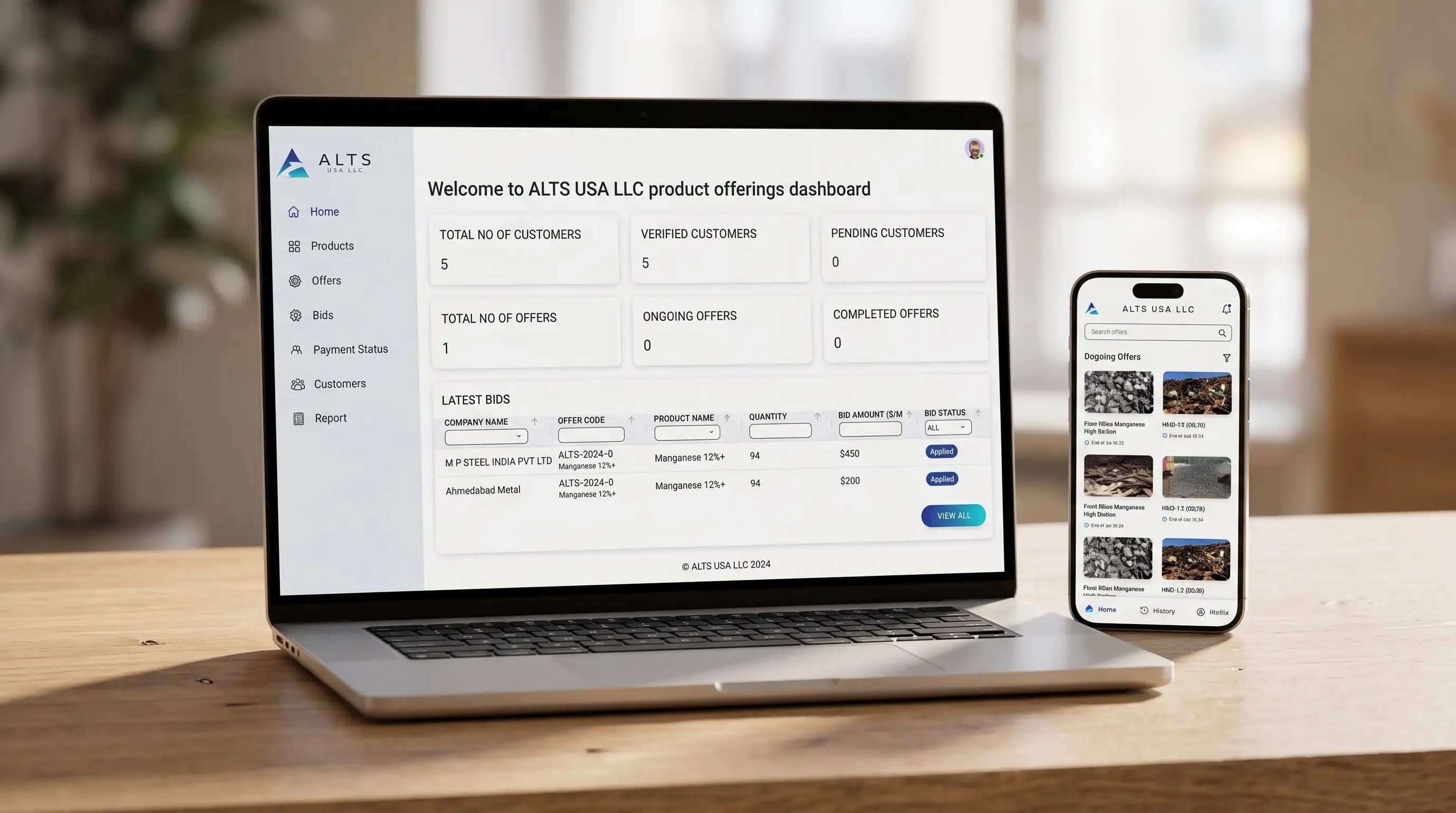 Innovative Scrap Bidding Web and Mobile App