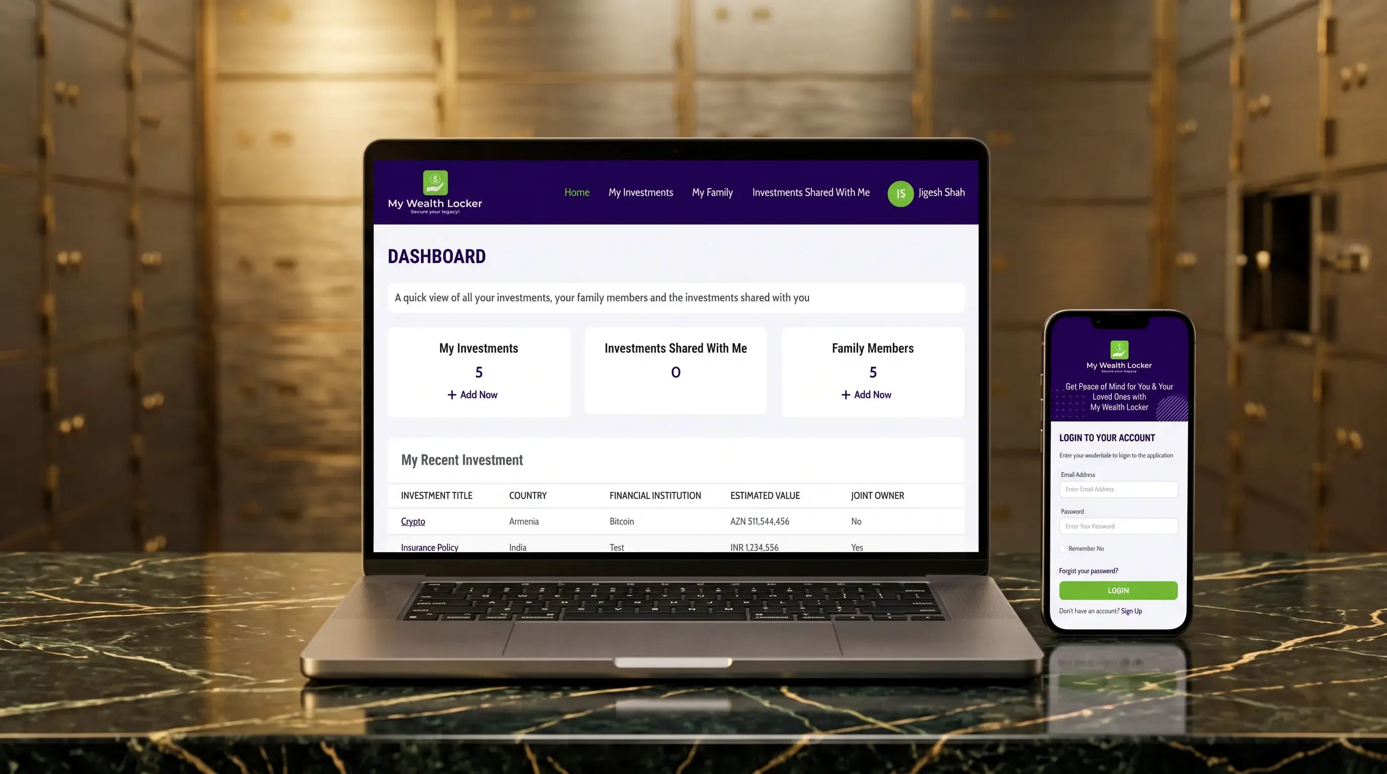 Comprehensive Wealth Management Platform
